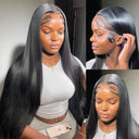 Premium Brazilian Remy Lace Front Wigs Bone Straight 250% HD