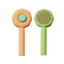 Pet Grooming Brush: Skin-friendly Massage Needles, Upgraded Cat Care  ourlum.com Orange And Green Set  