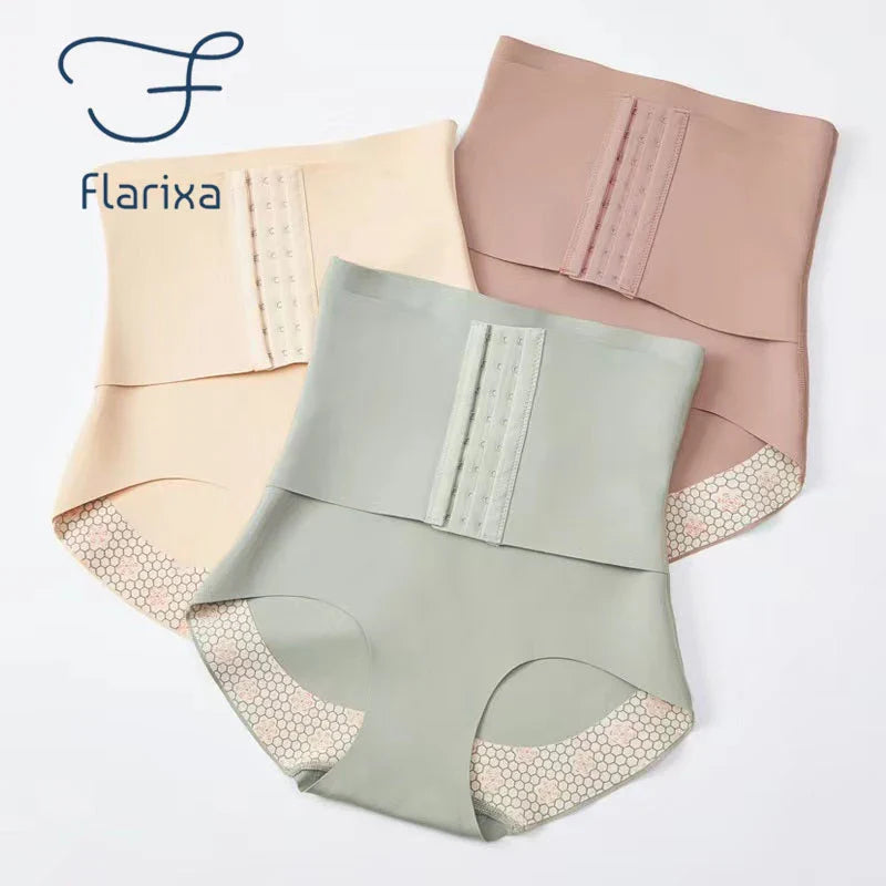 Flarixa Seamless 2-in-1 Body Shaper & Hip Lift Panties for Flat Belly Confidence