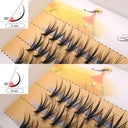 20D/30D Mink Eyelashes 1 Box /60 Bundles Natural eyelashes extension 3D Russia Individual Eyelash Cluster Makeup Tools Eye black  ourlum.com   