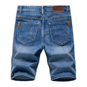 Summer Classic Shorts Jeans Men Denim Pants Casual Blue