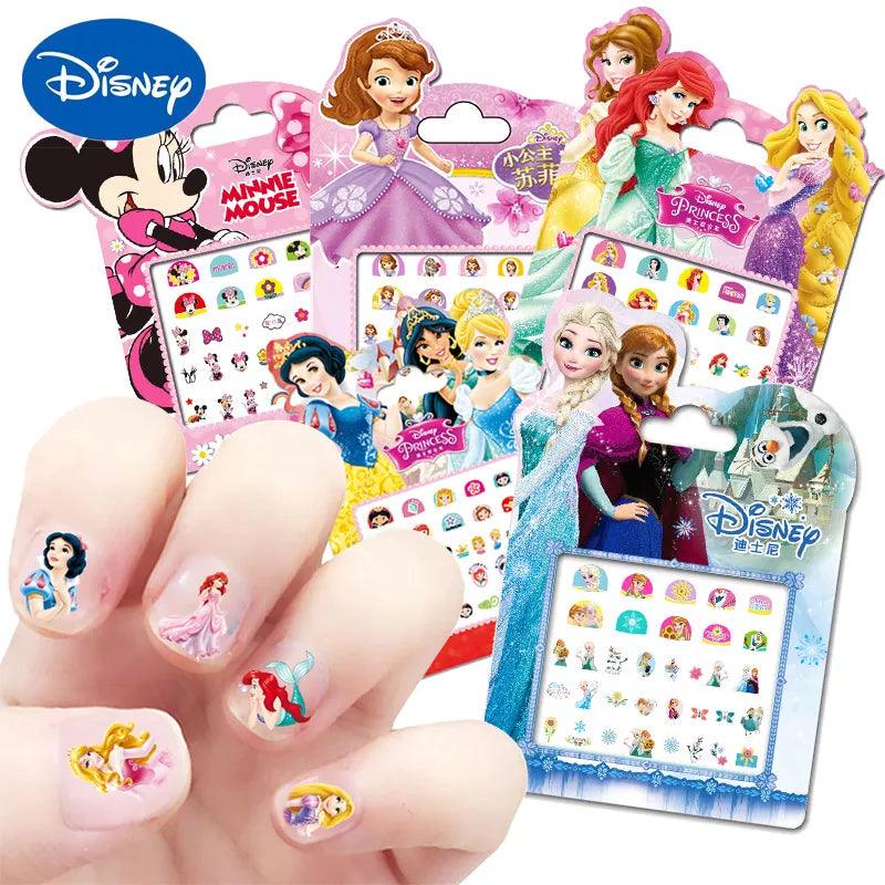 Frozen Princess Elsa Anna Makeup Nail Stickers Toy: Enchanting Imaginative Adorable Captivating Fun for Girls  ourlum.com   