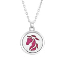 Stainless Steel Tree of Life Aromatherapy Necklace Gift for Women