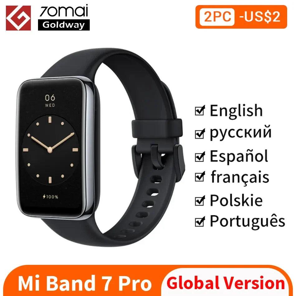 Xiaomi Mi Band Pro: Vibrant AMOLED Display, GPS Fitness Tracker.  ourlum.com   