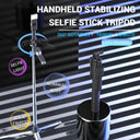 Wireless Selfie Stick Tripod with LED Light Enhance Skills