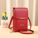 Soft Leather Crossbody Phone Purse Stylish Wallet for Women