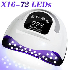 UV LED Nail Lamp: Professional Gel Polish Dryer with Memory Function