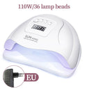 LINMANDA X5 MAX UV Gel Nail Lamp 120W Nail Dryer Light