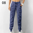 Sweatpants Fabric Drawstring Running Sport Joggers Women