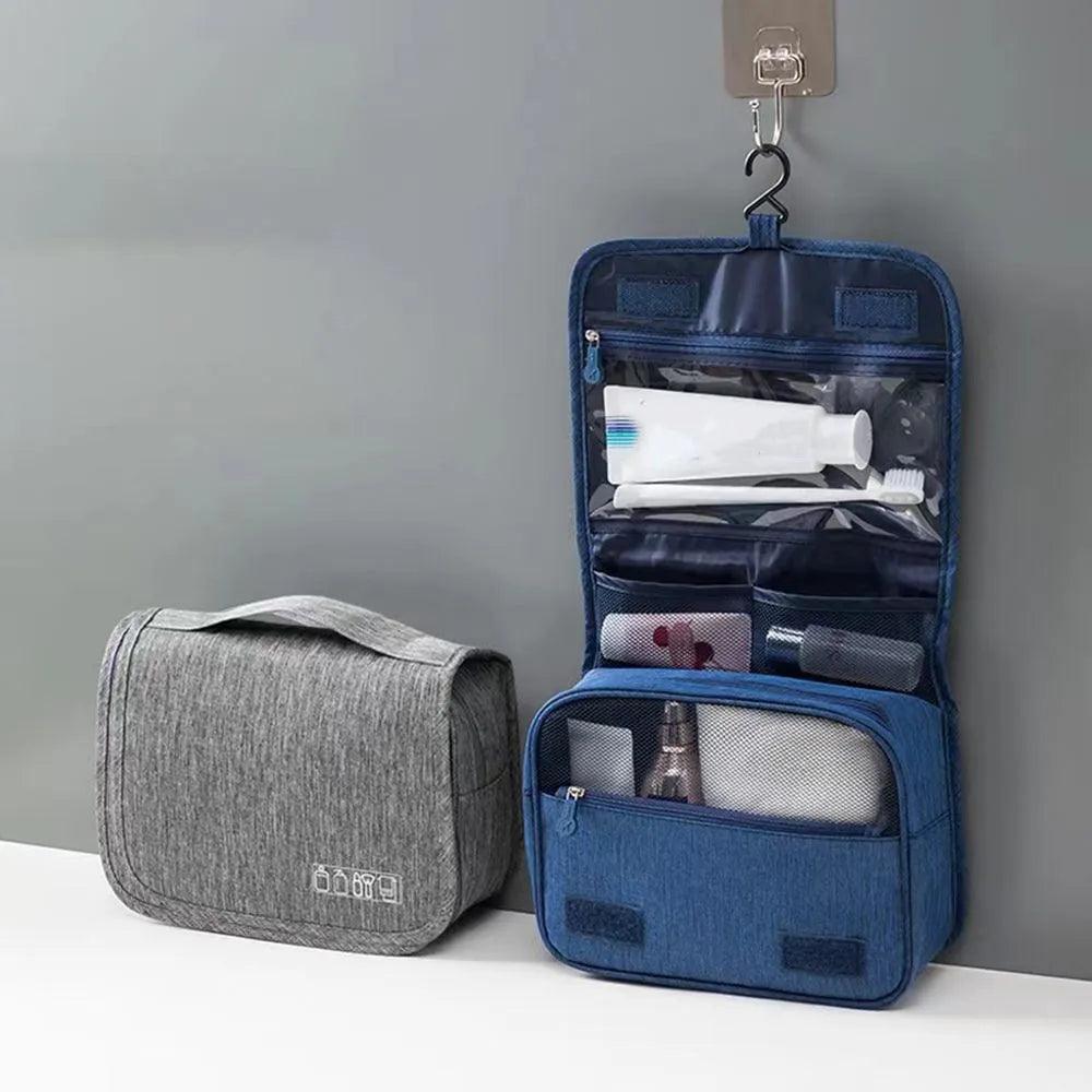 Travel Toiletry Organizer Bag with Dry/Wet Separation - Portable Makeup Storage Case  ourlum.com   