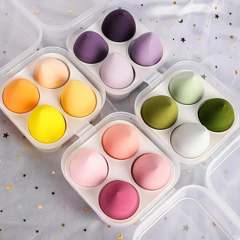 1/4/8pcs makeup sponge blender beauty egg blow cosmetic soft foundation sponges powder blow female make up accessories beauty to  ourlum.com   