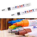 White Waterproof Automotive Tire Marker Pen - Precision Touch-Up Tool for Cars  ourlum.com   