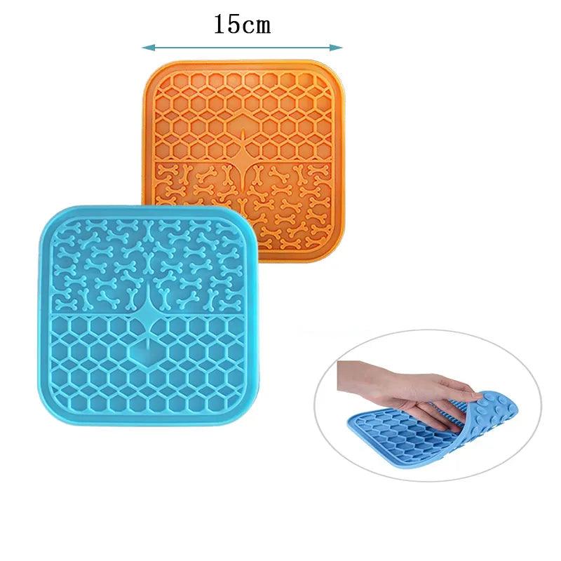 Pet Lick Silicone Mat: Slow Feeding Training Aid & Dog Feeder - Easy Clean & Comfortable  ourlum.com   