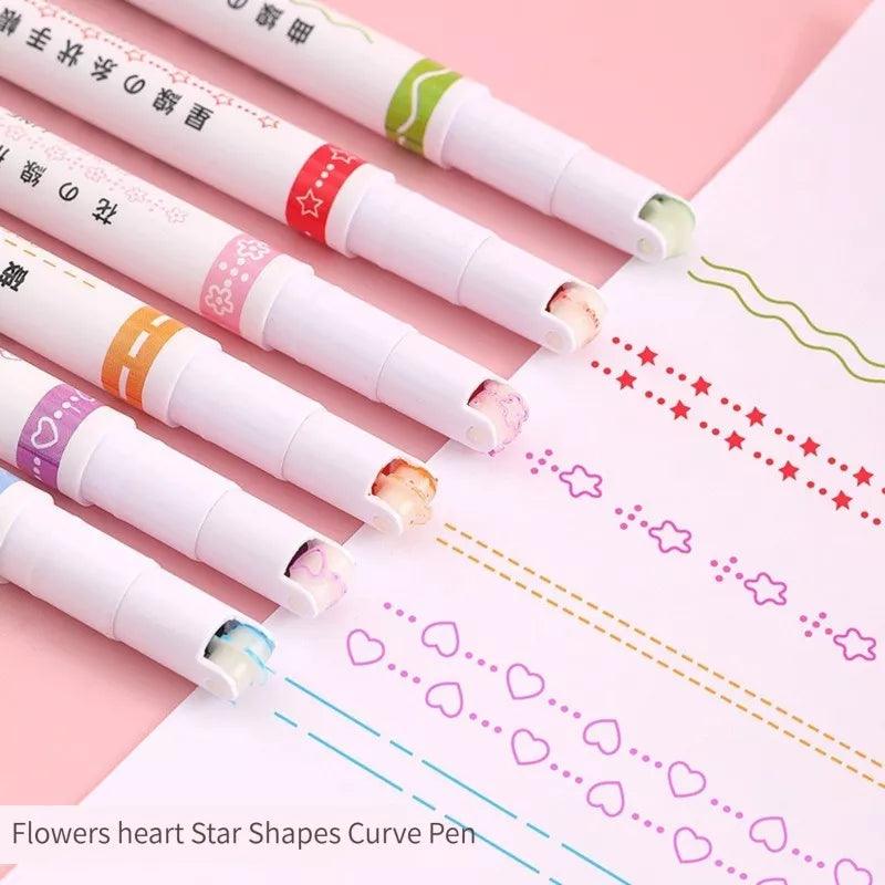 Floral Fantasy Highlighter Pens Set for Writing, Journaling, and Drawing  ourlum.com   