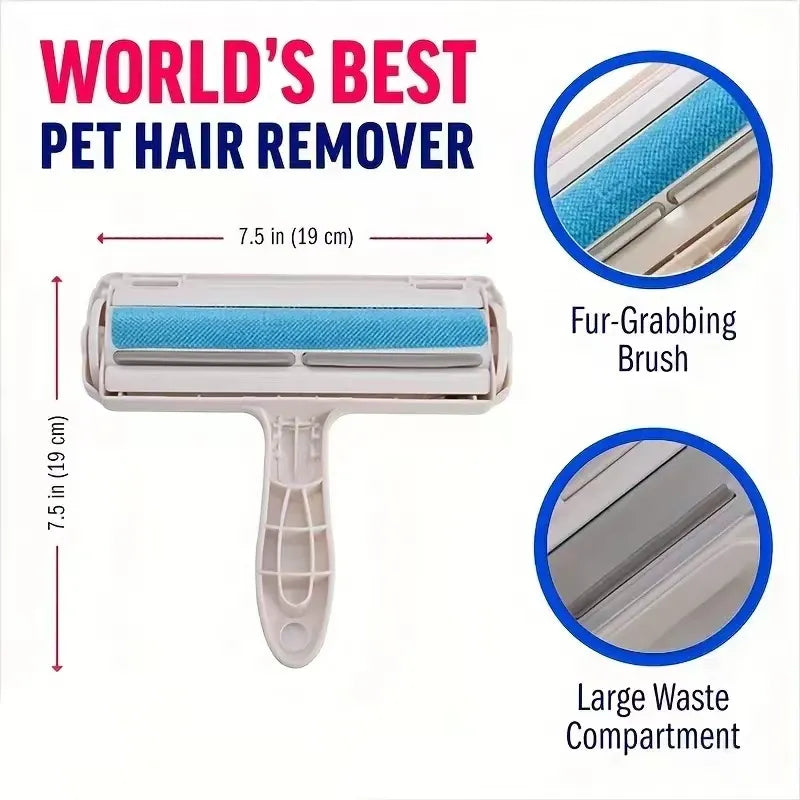 Pet Hair Remover Roller: Efficient Pet Fur Removal Solution  ourlum.com   