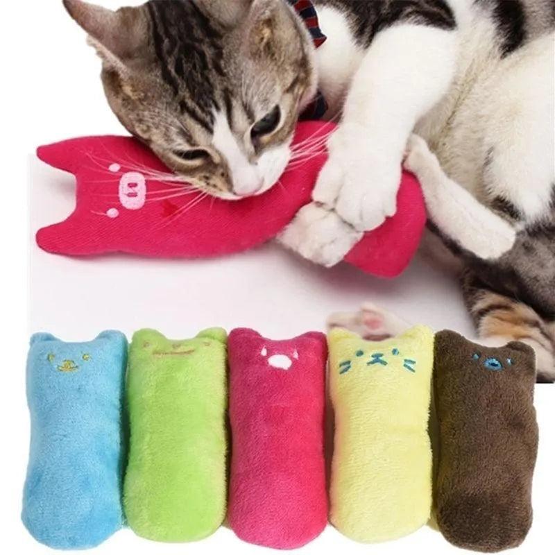 Catnip Thumb Plush Pillow Cat Chew Toy - Bite-resistant Catnip Teaser  ourlum.com   