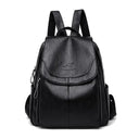 2023 Luxury Brand Women Backpack High Quality Leather Backpacks Travel Backpack Fashion School Bags for Girls mochila feminina  ourlum.com Black  