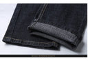 New Men Classic Jeans Jean Homme Soft Black Denim Pants