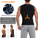 Men Body Shaper Sauna Heat Trapping Sweat Enhancing Vest