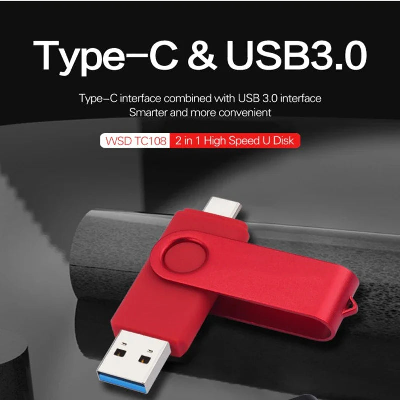 2TB Type C USB Flash Drive: High-Speed OTG Pen for Phone & Laptop  ourlum.com   