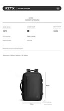 Switzerland Minimalist Business Multifunction Storage Backpack