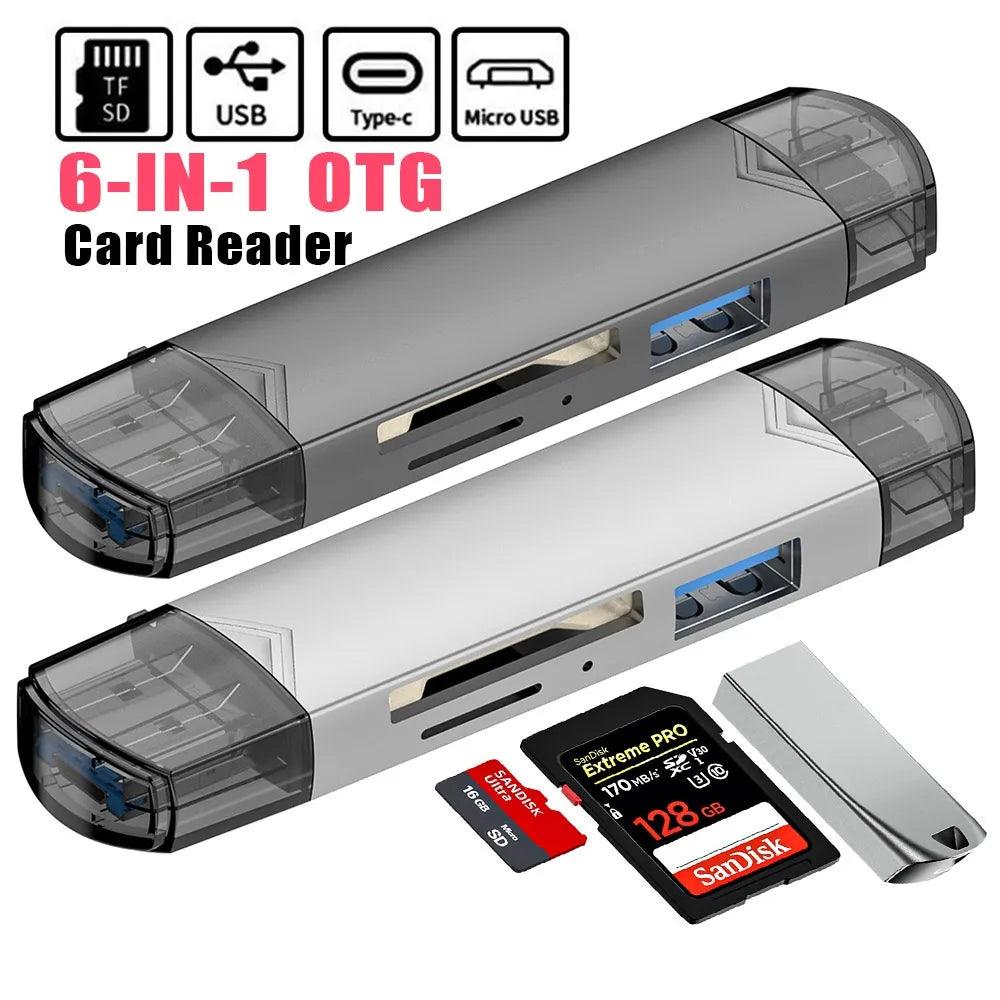 OTG Card Reader & Flash Drive Adapter: High Speed Data Transfer Solution  ourlum.com   