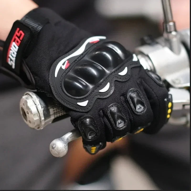 Full-finger Motorcycle Gloves Men Touch Screen Outdoor Off-road Sports Cycling Protection Anti-fall Motorcycle Finger Gloves