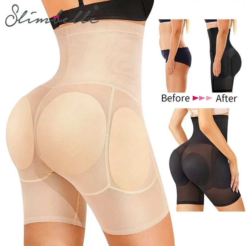 High Waist Butt Lifter Shaper – Seamless Slimming Control Panties for Women