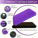 Breathable Honeycomb Memory Foam Seat Cushion for Comfort