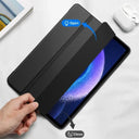 Xiaomi Pad 6 PU Leather Tri-Fold Case: Stylish Tablet Cover with Stylus Pen  ourlum.com   