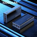 Ultra High Capacity 30000mAh Power Bank with 66W Quick Charge