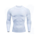 Men's Long Sleeve Compression T-Shirt for Running Training