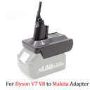 Adapter For Makita Dewalt Milwaukee 18V Battery Converter To Dyson V6 V7 V8