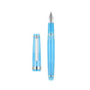 Sky Blue Jinhao 82 Fountain Pen Silver Clip Acrylic Barrel Fine Nib