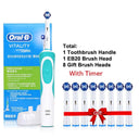 Rotating Whitening Electric Toothbrush: Deep Clean Rechargeable