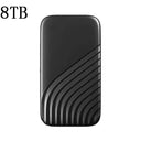  Portable SSD: Fast Storage & Enhanced Durability  ourlum.com Black 8TB  