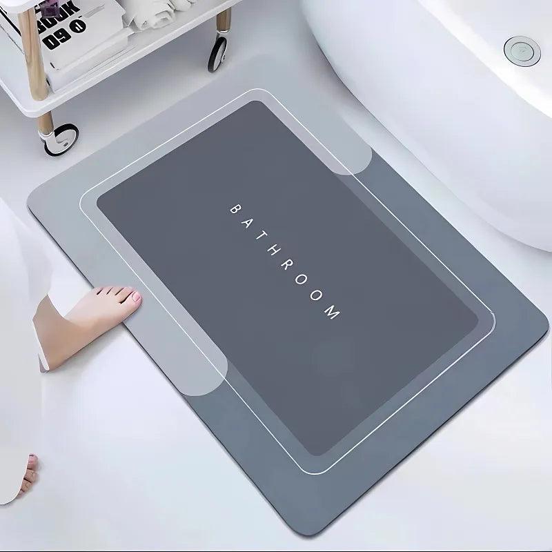 Ultimate Comfort Diatomaceous Earth Mat - Slip-Resistant Bathroom & Shower Rug  ourlum.com   