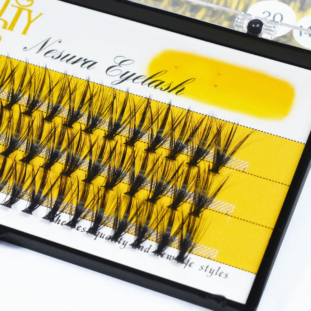 Premium Customizable Faux Mink Cluster Lashes for Natural Eye Enhancement