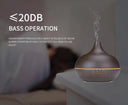 500ml Ultrasonic Aromatherapy Diffuser with Wood Grain Design