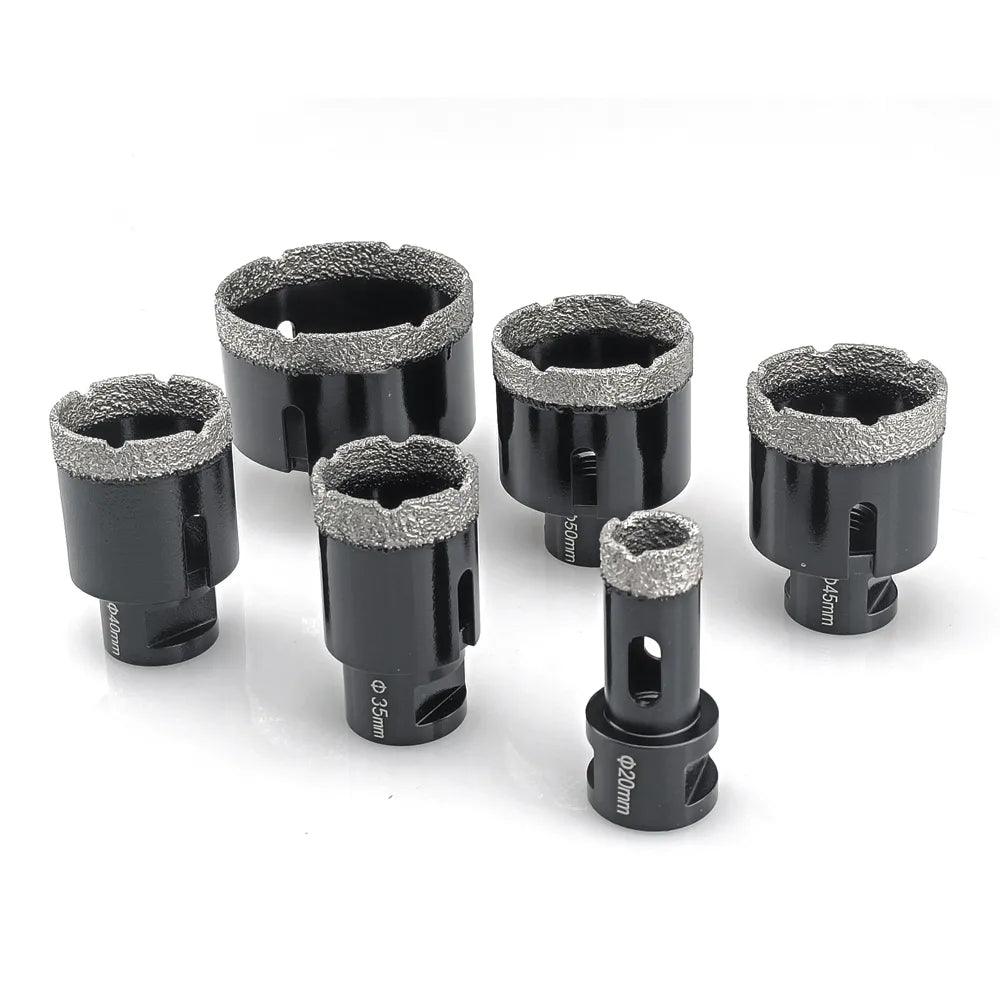 Diamond Vacuum Brazed Drilling Core Bits Set - Precision Drill Tools  ourlum.com   