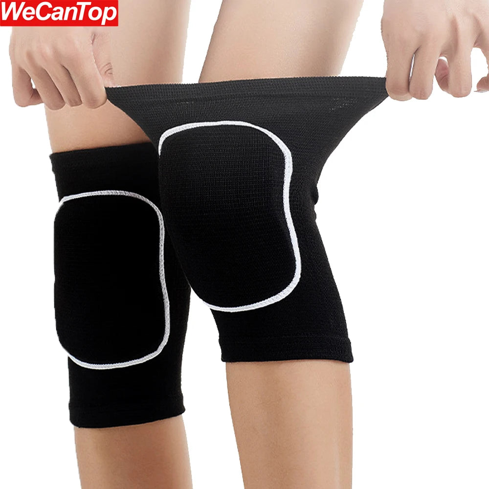 Versatile Soft Knee Pads for Volleyball, Dance, and Sports - Breathable Protective Sleeves for Men, Women, and Kids