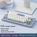 AULA F75 2.4G Wireless Bluetooth Wired Gaming Mechanical Keyboard RGB Customized 75% Layout