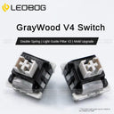 LEOBOG GrayWood Linear POM HIFI Switches Ultimate Gaming