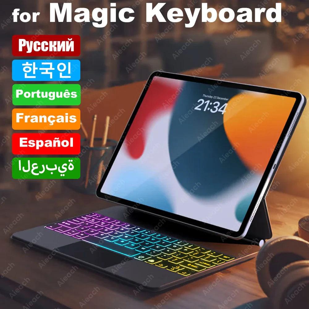 Magic Bluetooth Keyboard for iPad 11: Enhanced Productivity and Protection  ourlum.com   