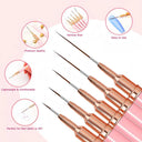 Nail Art Brush Set: Precision Detailing & Delicate Patterns