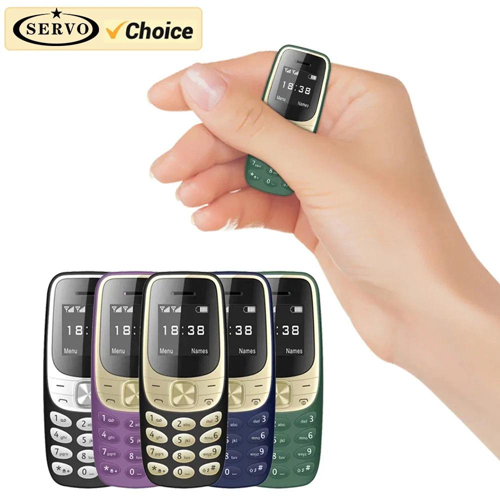 Mini Dual SIM Phone with Bluetooth, Voice Changer, Auto Call Recorder & Magic Voice - SERVO BM35