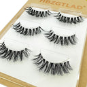 NEW 3Pairs Mink Lashes 3D Mink Eyelashes Invisible Band Natural Black Mink False Eyelash Full Strip cilios posticos Reusable  ourlum.com 3pairs6d17  