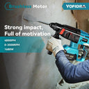 Yofidra Brushless Electric Hammer Drill: Versatile Performance Tool  ourlum.com   