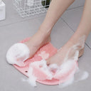 1 Pc Exfoliating Shower Massage Scraper Bath Mat Brush