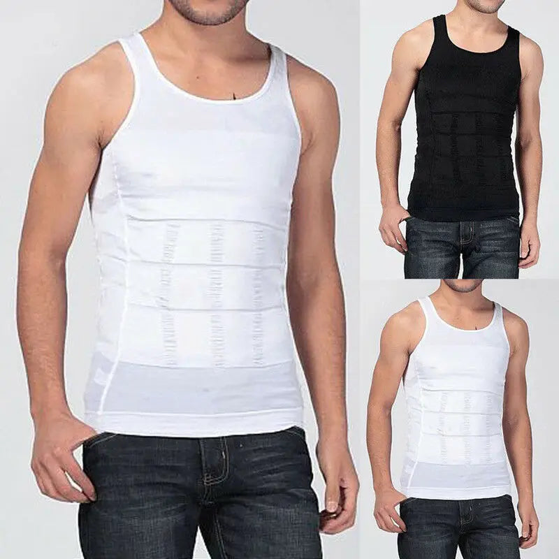 Men's Slimming Corset Vest - Fitness Body Shaper & Waist Trainer for Tummy Control